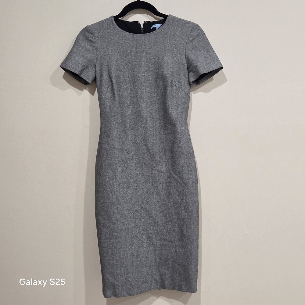 ANTONIO MELANI Classic Gray Midi Dress